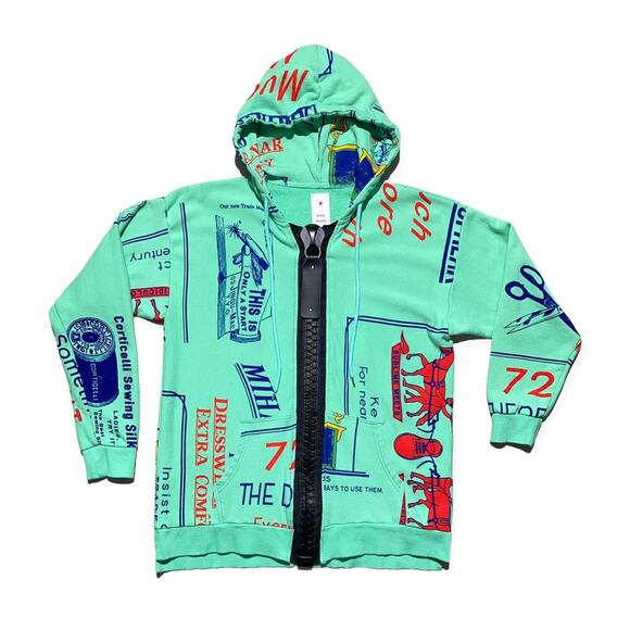 Mega zipper graphic hoodie - Picture 1 of 6